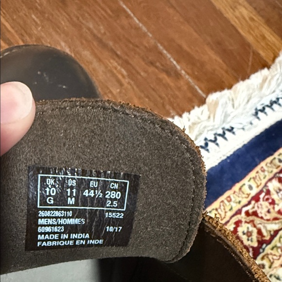 Clarks Dark Brown Chukka Boots main image 4